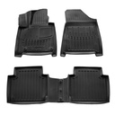 Gummifußmatten Auto 3D, passgenau für HYUNDAI Santa Fe V (MX5) (2024-...), Polyurethan, hohe Schutzkante