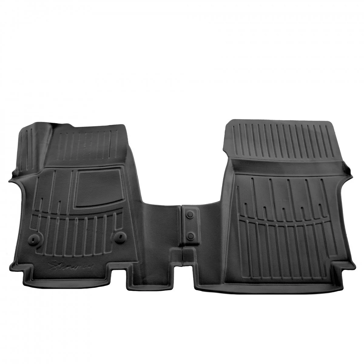 Fußmatten Auto, Gummimatten Auto 3D für HYUNDAI Staria (2021-...), 9-Sitzer, 1. Reihe, passgenau