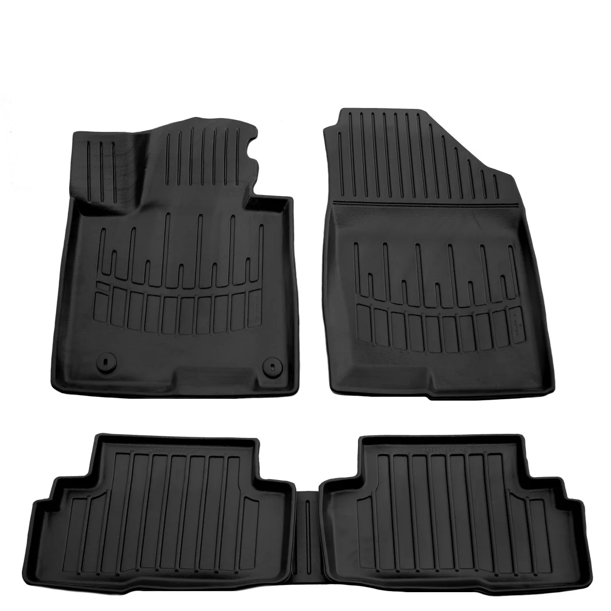 Gummifußmatten Auto 3D für HYUNDAI Tucson (NX4) (Hybrid) (2021-...), passgenau