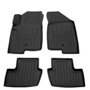 Gummifußmatten Auto 3D für JEEP Patriot (2007-2016), passgenaue Autofußmatten, mit 1 Clip