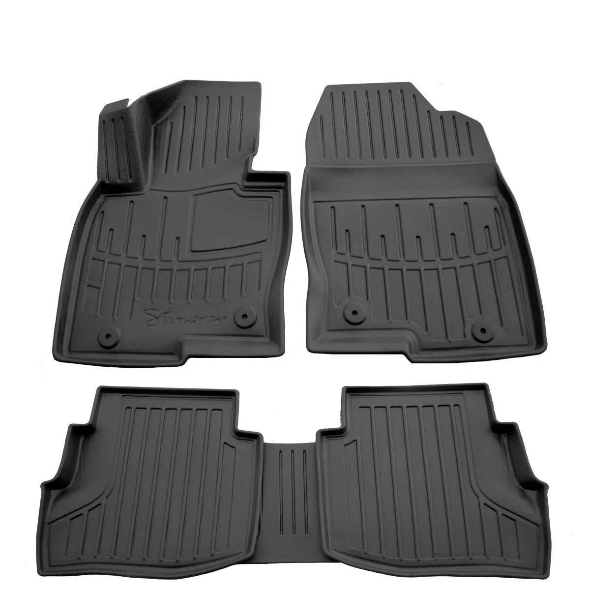 Fußmatten Auto für MAZDA CX-9 (TC) (2016-2023), Gummifußmatten 3D, passgenau, Polyurethan