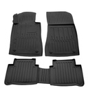 Fußmatten Auto, Gummimatten Auto 3D für Mercedes Benz W211 E (2002-2009), passgenau, Polyurethan