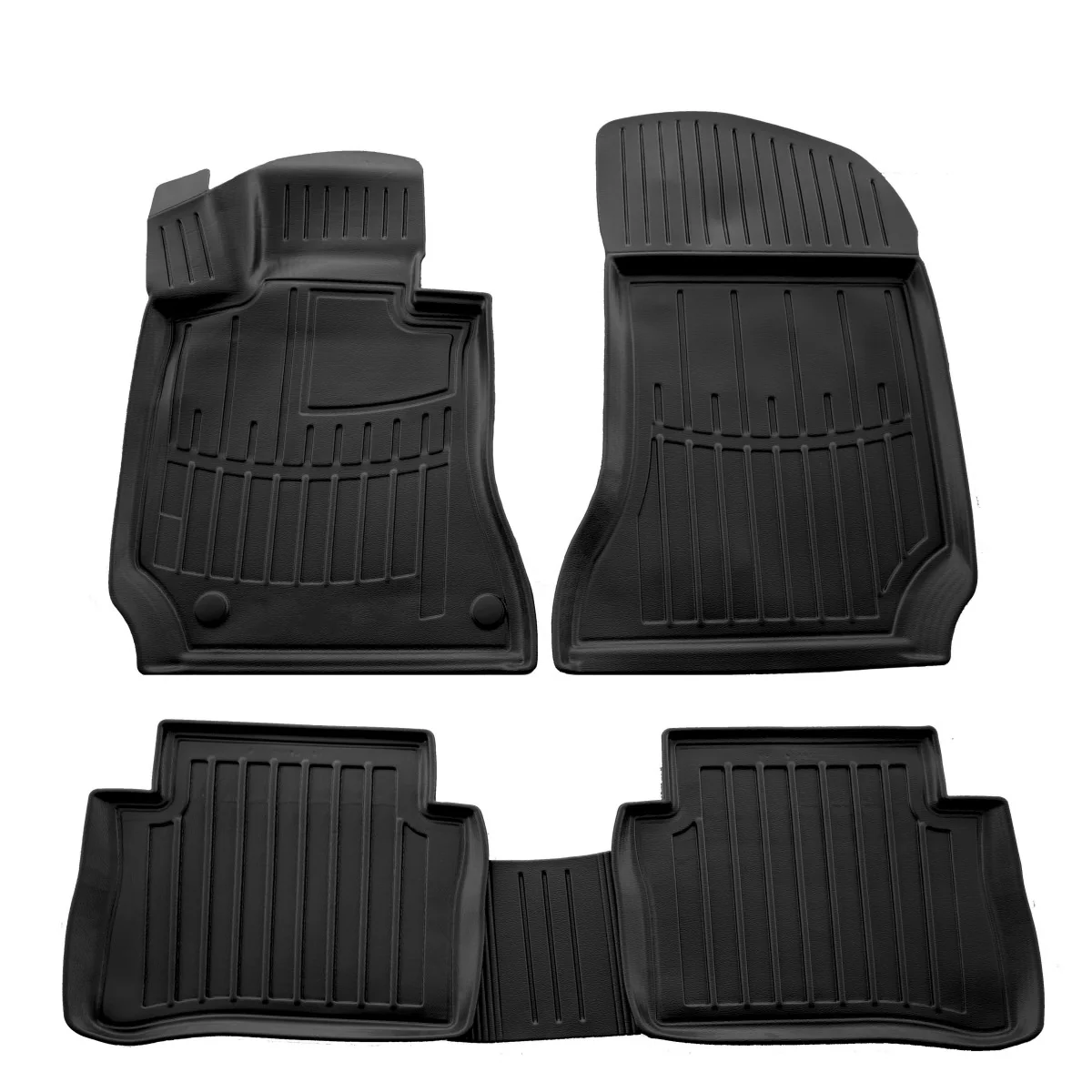 Gummifußmatten Auto für MERCEDES BENZ W212 E (2009-2016), 3D, passgenau
