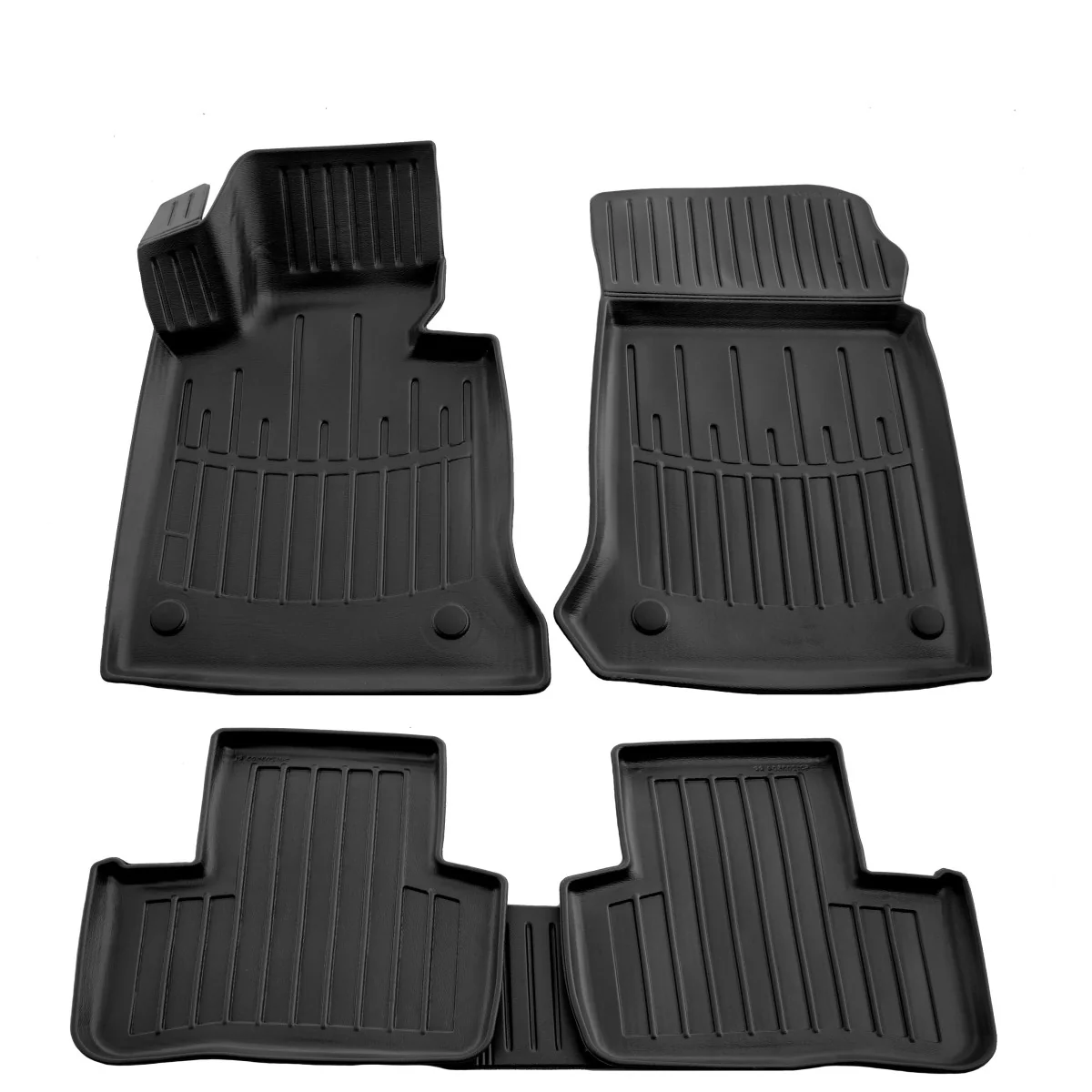 Gummimatten Auto, für Mercedes GLK X204 (2008-2015), 3D, passgenau, Polyurethan, Autofußmatten