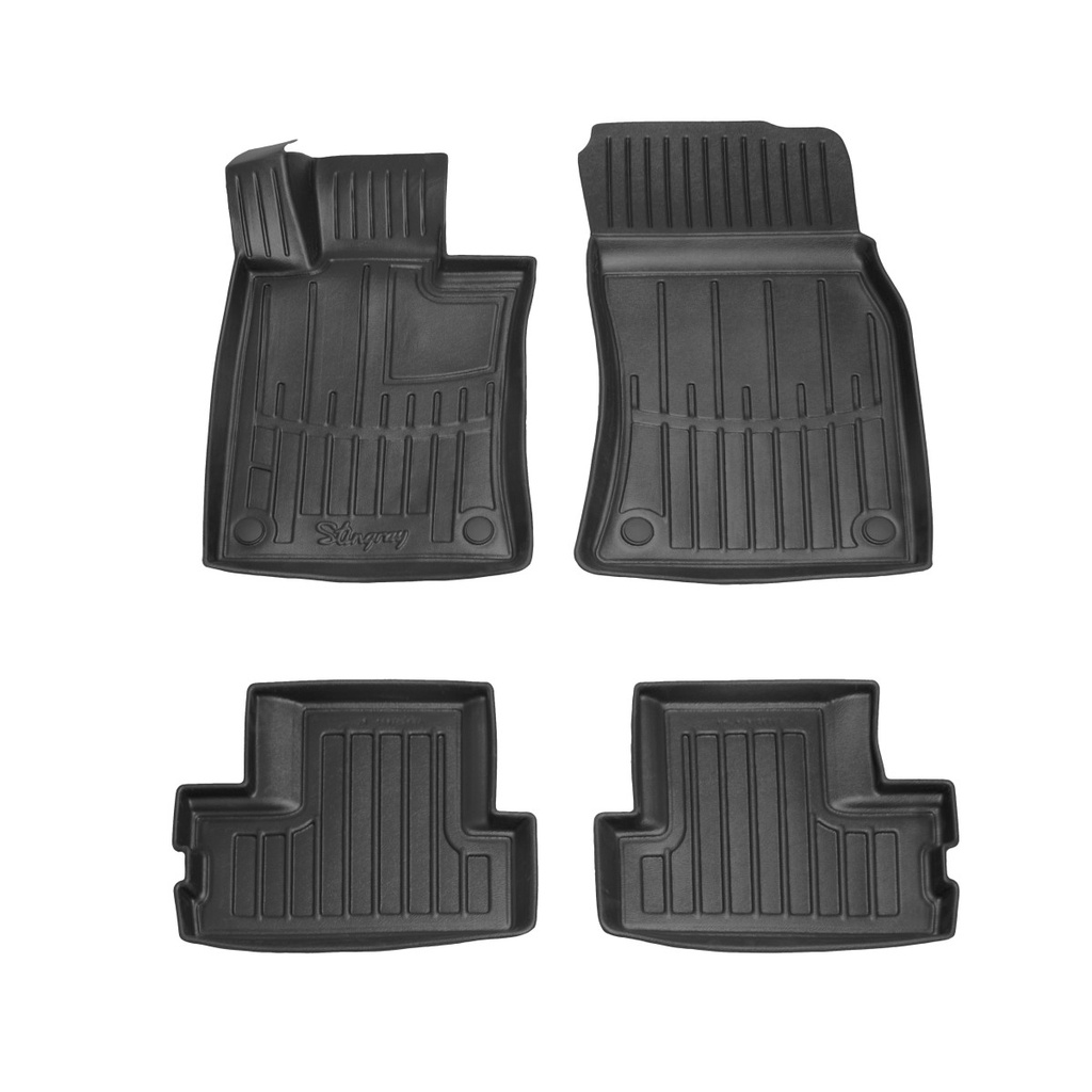 Fußmatten Auto, Gummimatten Auto 3D für MINI Cooper II (R56) (2006-2014), passgenaue Autofußmatten
