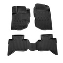 Gummifußmatten Auto für MITSUBISHI L200 (LC) (2023-...), 3D, passgenau, maßgefertigt