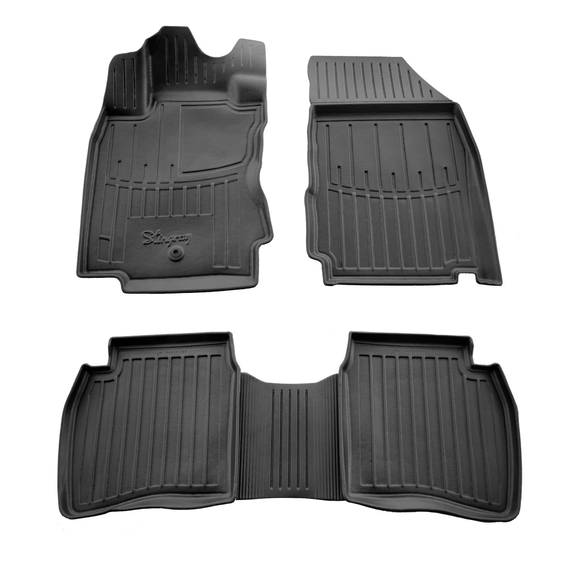 Gummifußmatten Auto für NISSAN Note (E11) (2004-2013), 3D, passgenau