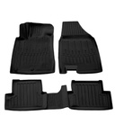 Fußmatten Auto für Nissan Qashqai J10 (2007-2014), 3D Gummimatten, passgenau, mit hohem Rand
