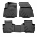Fußmatten Auto für NISSAN QASHQAI J12 (2021-2024), 3D, passgenaue Gummimatten (ohne e-power)