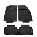 Gummifußmatten Auto, Autofußmatten Gummi 3D für NISSAN Rogue (T32) (2013-2020), passgenaue Autofußmatten