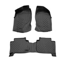 Fußmatten Auto, Gummimatten Auto 3D für NISSAN Terrano II 1993-2005 (3-türer), passgenaue Autofußmatten, mit hohem Rand
