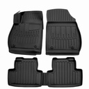 Fußmatten Auto, Gummimatten 3D für OPEL Zafira Tourer C (2011-2019), passgenau, hoher Rand