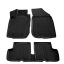 Gummifußmatten Auto für RENAULT Duster (2010-2015) 4WD, 3D, passgenau, geruchsneutral, rutschfest