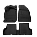 Fußmatten Auto, Gummimatten Auto 3D für RENAULT Duster II (2018-...), geruchsneutral