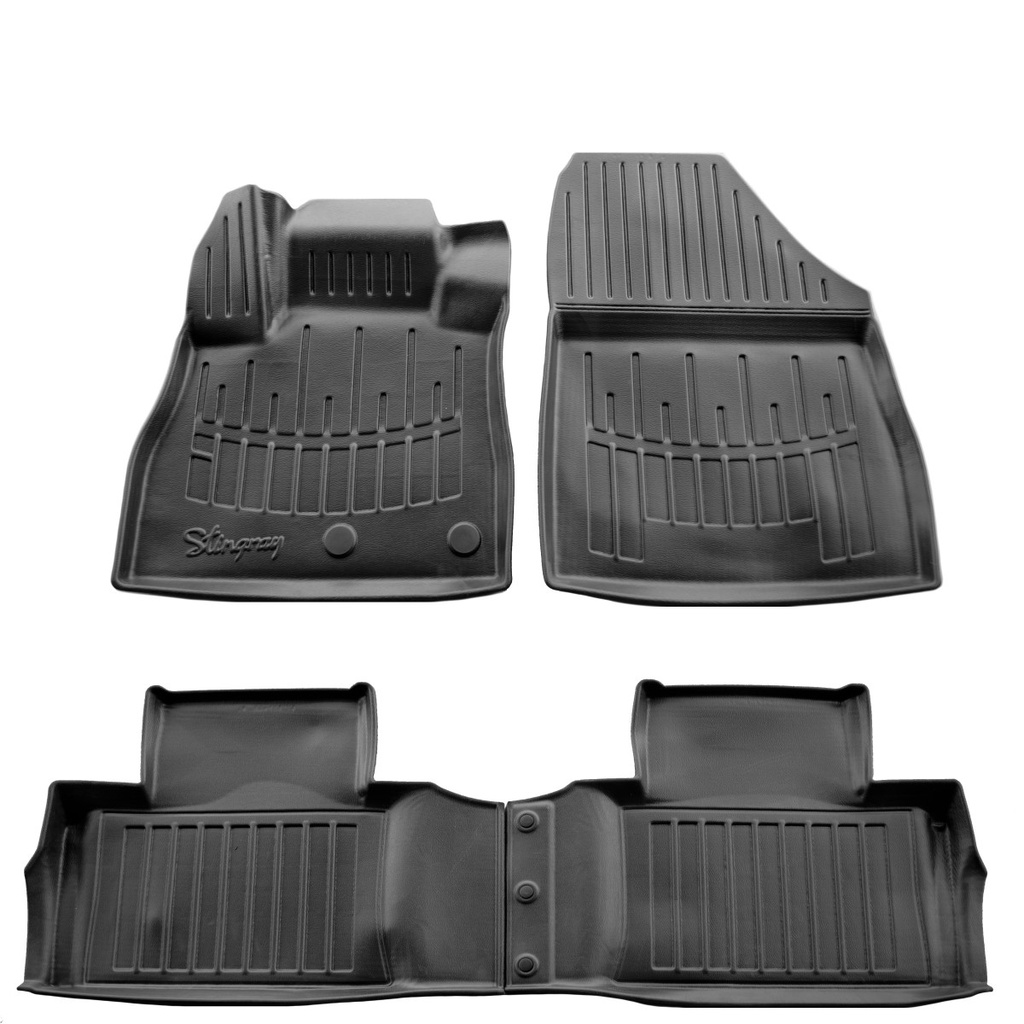 Gummifußmatten Auto für RENAULT Grand Scenic (2016-2021), 3D, passgenau, Autofußmatten