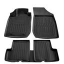 Gummifußmatten Auto für Renault Logan I MCV (2006-2012), 3D, passgenau, geruchlos, mit hohem Rand
