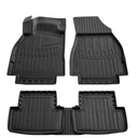 Gummifußmatten Auto für RENAULT Megane II (2002-2009), 3D, passgenau, hohe Ränder