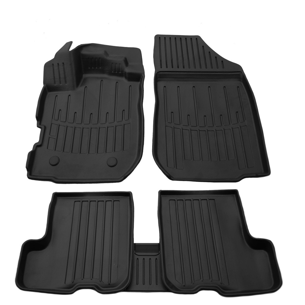 Gummifußmatten Auto für RENAULT Sandero Stepway II (2012-2020), 3D, passgenaue Autofußmatten