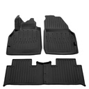 Fußmatten Auto, Gummimatten Auto 3D für RENAULT Scenic II (2003-2009), passgenaue Autofußmatten