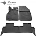 Gummifußmatten Auto für Renault Scenic III (2009-2016), 3D, passgenau, mit hohem Rand, Polyurethan