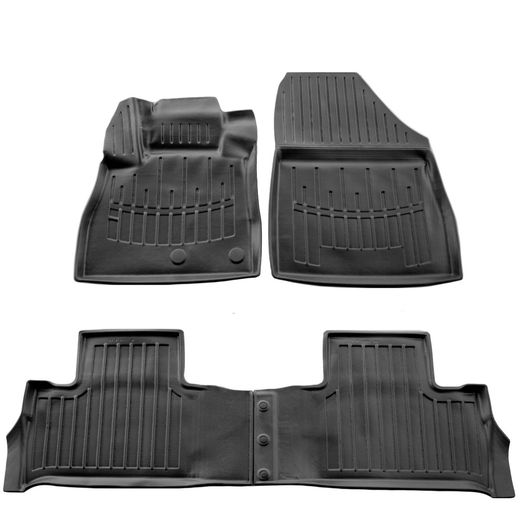 Fußmatten Auto, Gummimatten Auto 3D für RENAULT Scenic IV (2016-2020), passgenaue Autofußmatten