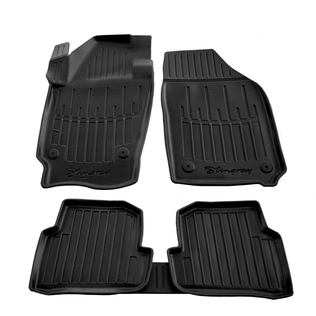 3D Gummifußmatten Auto für SKODA Fabia III (NJ) (2014-2021), passgenau, geruchsneutral