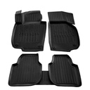 Fußmatten Auto für SKODA Superb II (3T) (2008-2015), 3D Gummifußmatten, passgenau, geruchlos