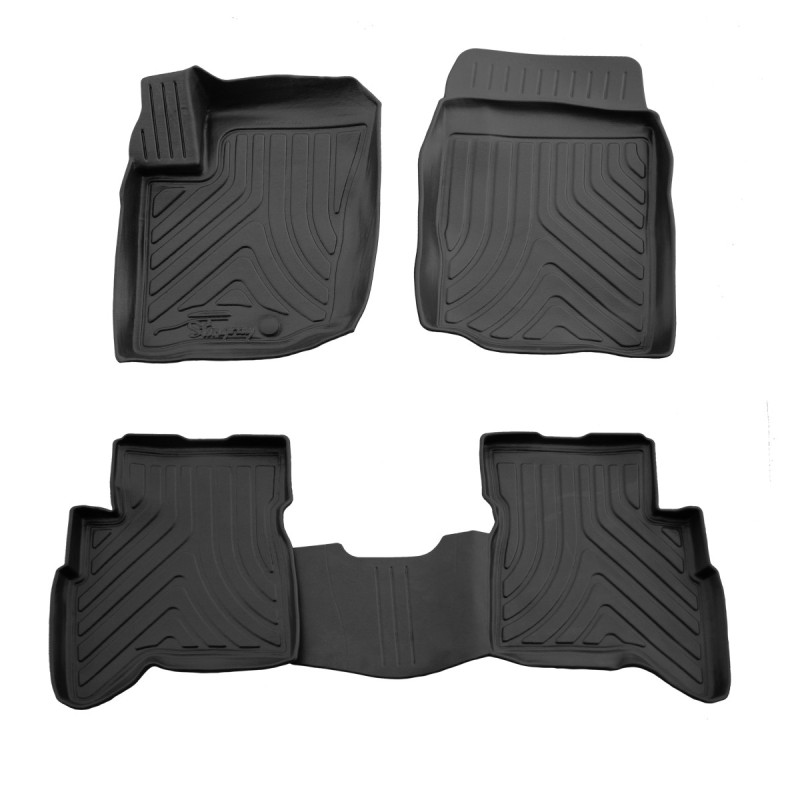 Gummifußmatten Auto 3D für SUZUKI Grand Vitara 5d (FT/GT) (1998-2005), passgenaue Autofußmatten