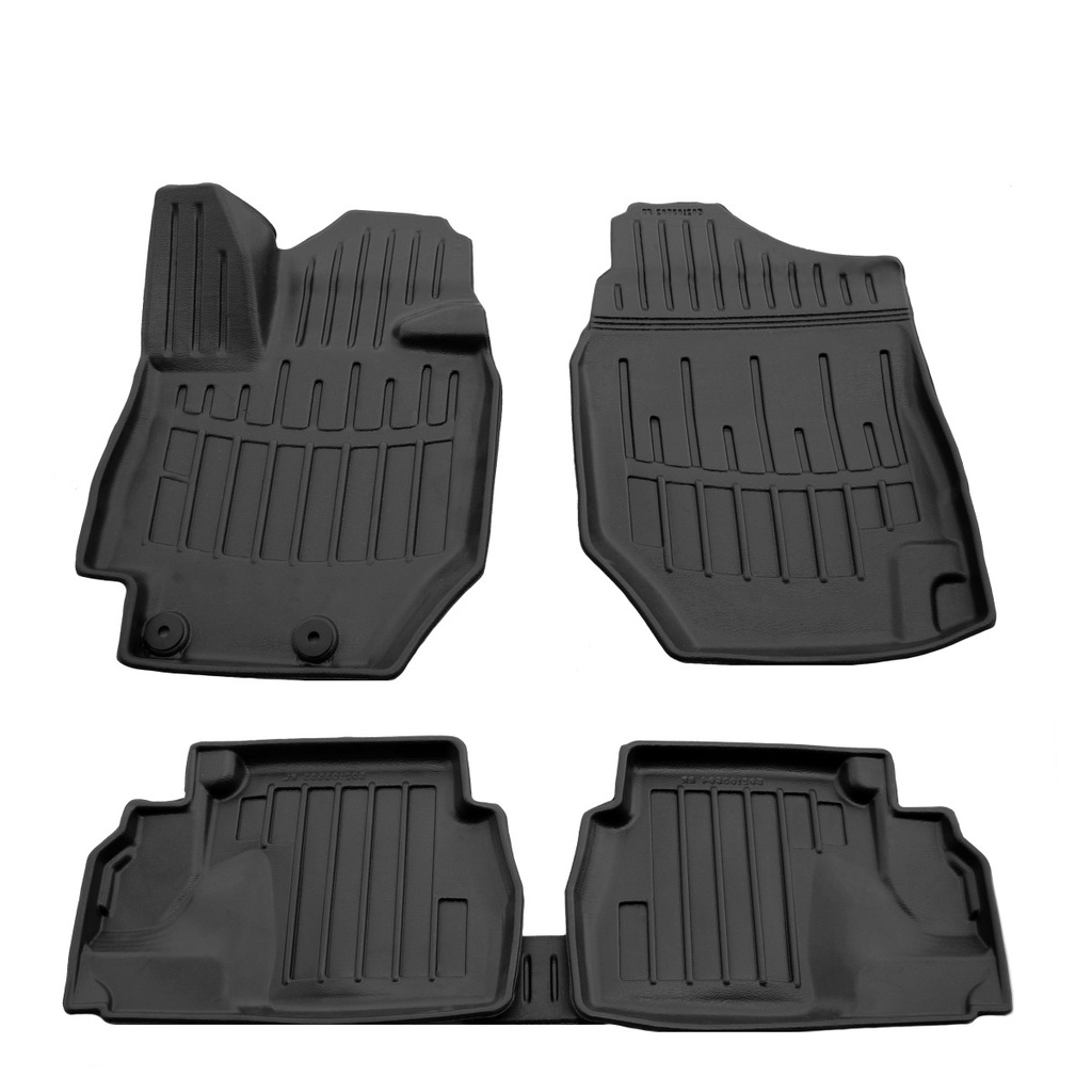 Fußmatten Auto, 3D Gummimatten für SUZUKI Jimny (JB74) (2018-2024), passgenau mit hohem Rand