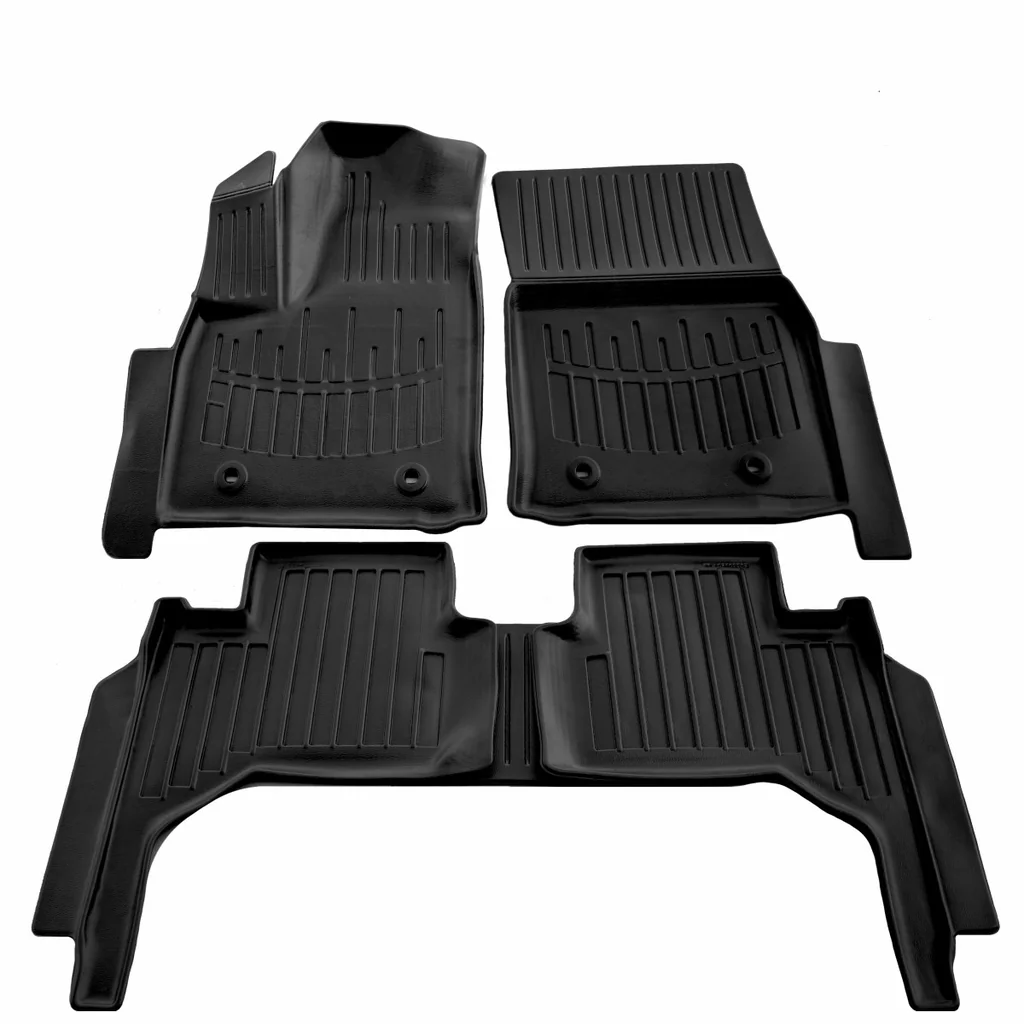 Fußmatten Auto 3D für Toyota Land Cruiser 300 (2021-...), passgenaue Polyurethan