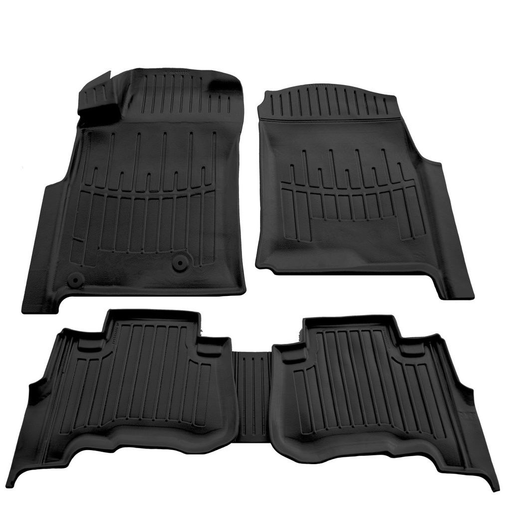 Gummimatten Auto für TOYOTA Land Cruiser Prado (J120) (2002-2009), 3D, passgenaue Autofußmatten