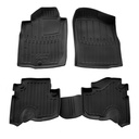 Gummifußmatten Auto 3D für TOYOTA Land Cruiser Prado J90, 3-türig, 1996-2002, passgenaue Autofußmatten