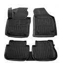 Gummifußmatten Auto für VOLKSWAGEN Caddy III (2K) (2003–2020), 3 Türen, 3D, passgenau