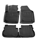 Gummifußmatten Auto für VOLKSWAGEN Caddy III (2K) LIFE (2003-2020) 4-türig, 3D, passgenau, hochrand