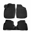 Fußmatten Auto für Volkswagen Polo Sedan (2010-2020), 3D passgenau, Gummimatten, Polyurethan