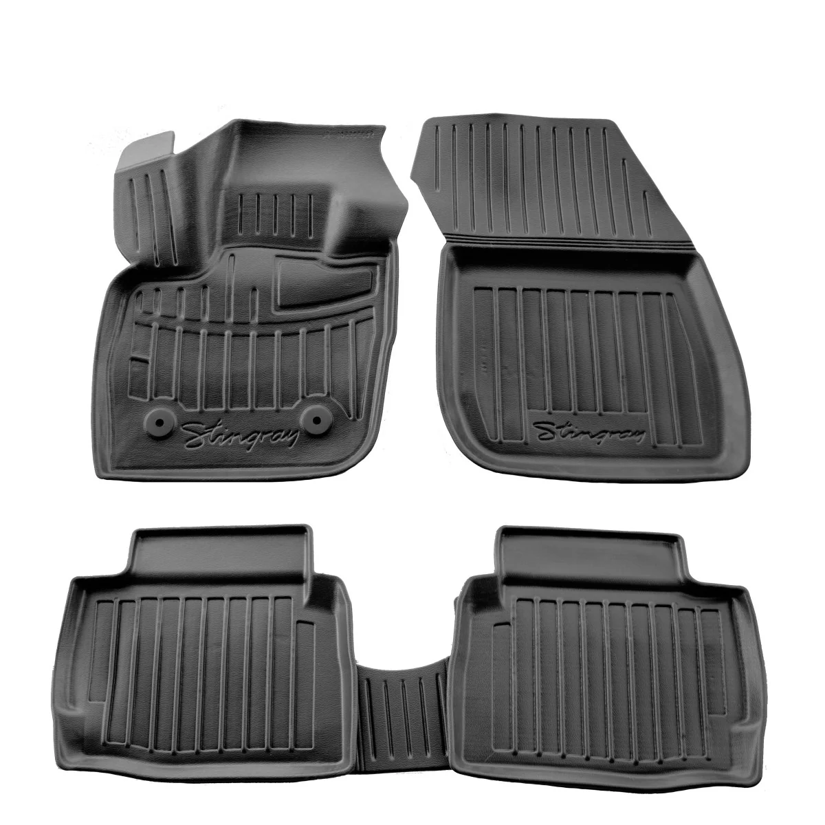 Fußmatten Auto 3D für FORD Fusion US-Modelle (ab 2016), passgenau, hoher Rand