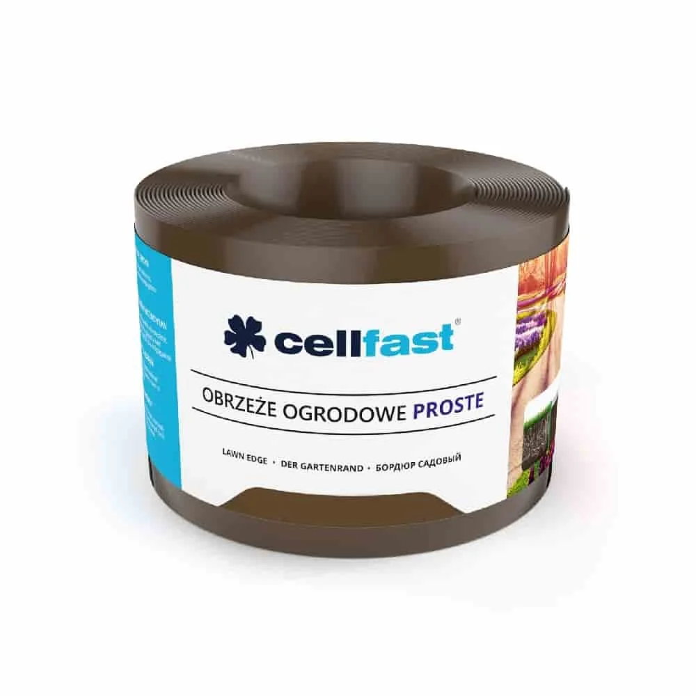 "Rasenkante braun, 15 cm x 9 m, Beeteinfassung, flexible Rasenkante image"