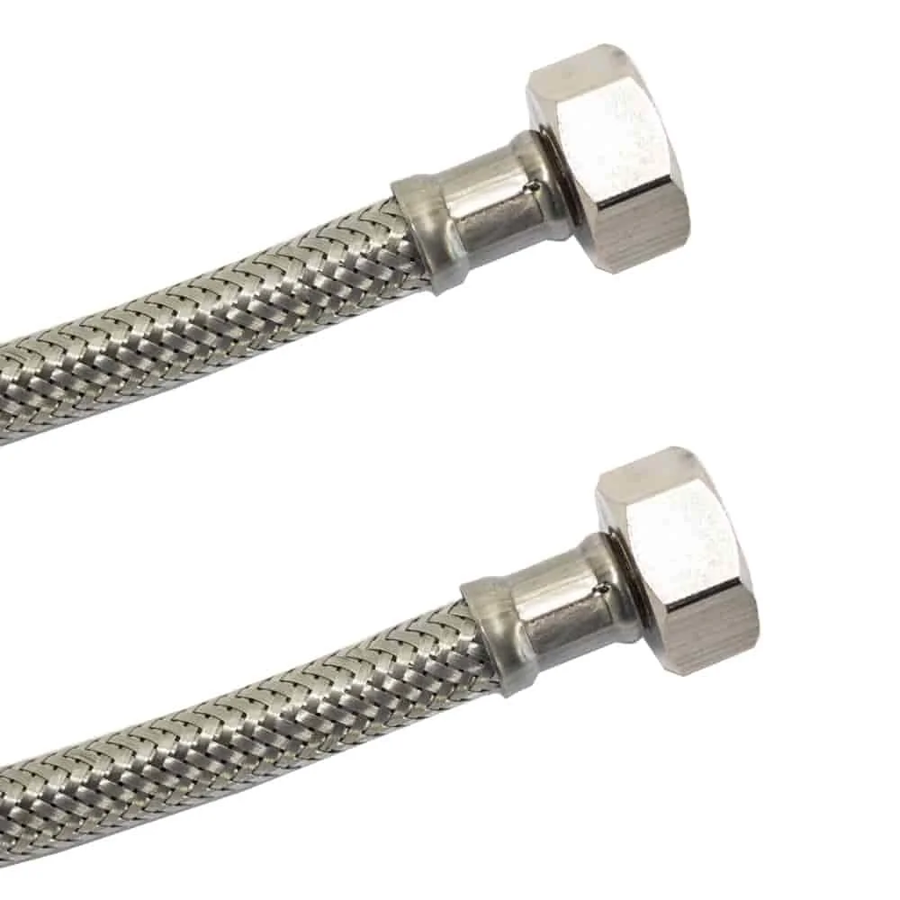 "Panzerschlauch 1/2 Zoll, Edelstahl, Flexschlauch, DVGW image"