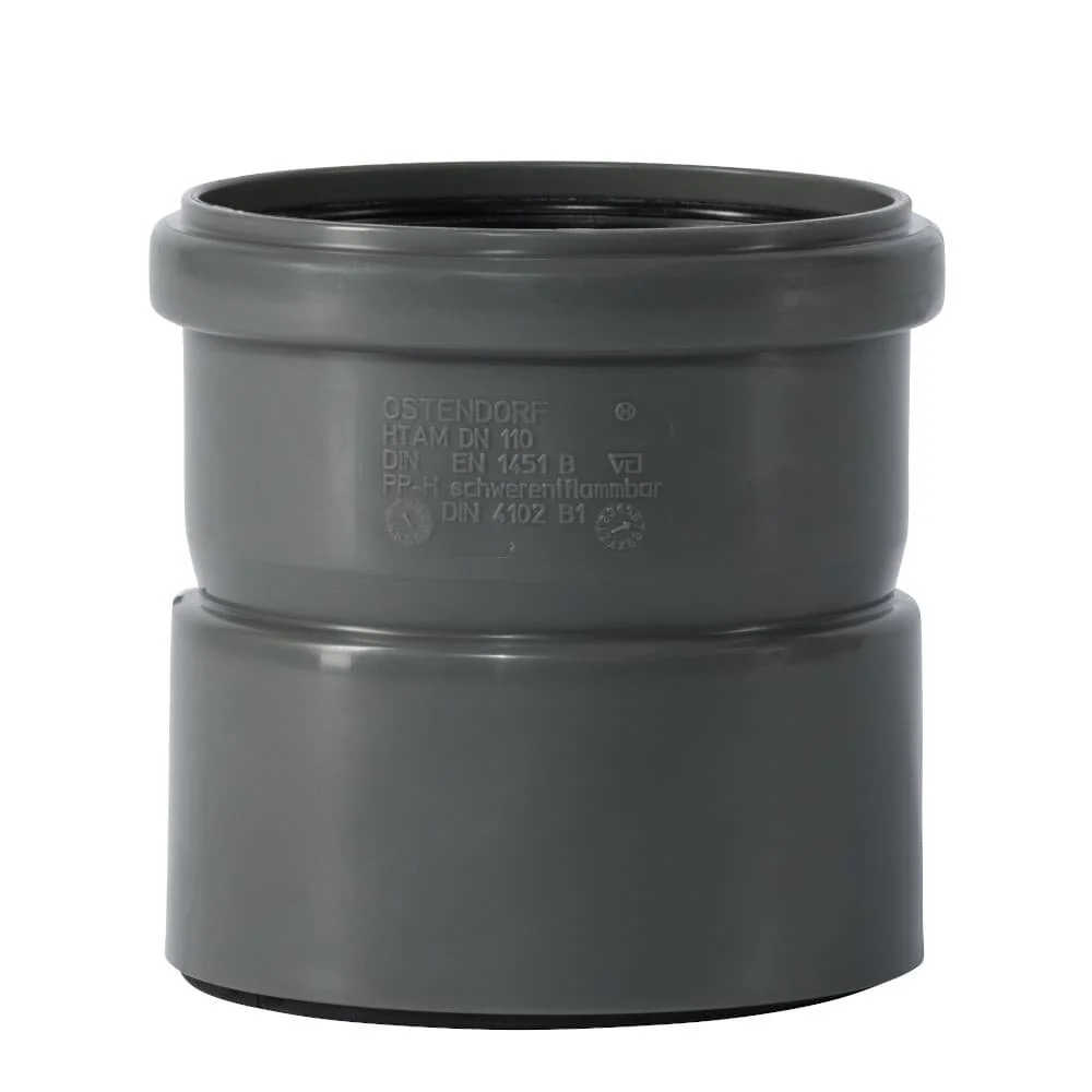 "HT Rohr 110, Aufsteckmuffe DN/OD 110, Abwasserrohr image"