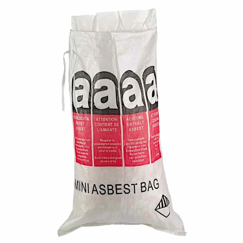 Asbestsack Mini 70x110cm, Abfallsack für Asbestentsorgung