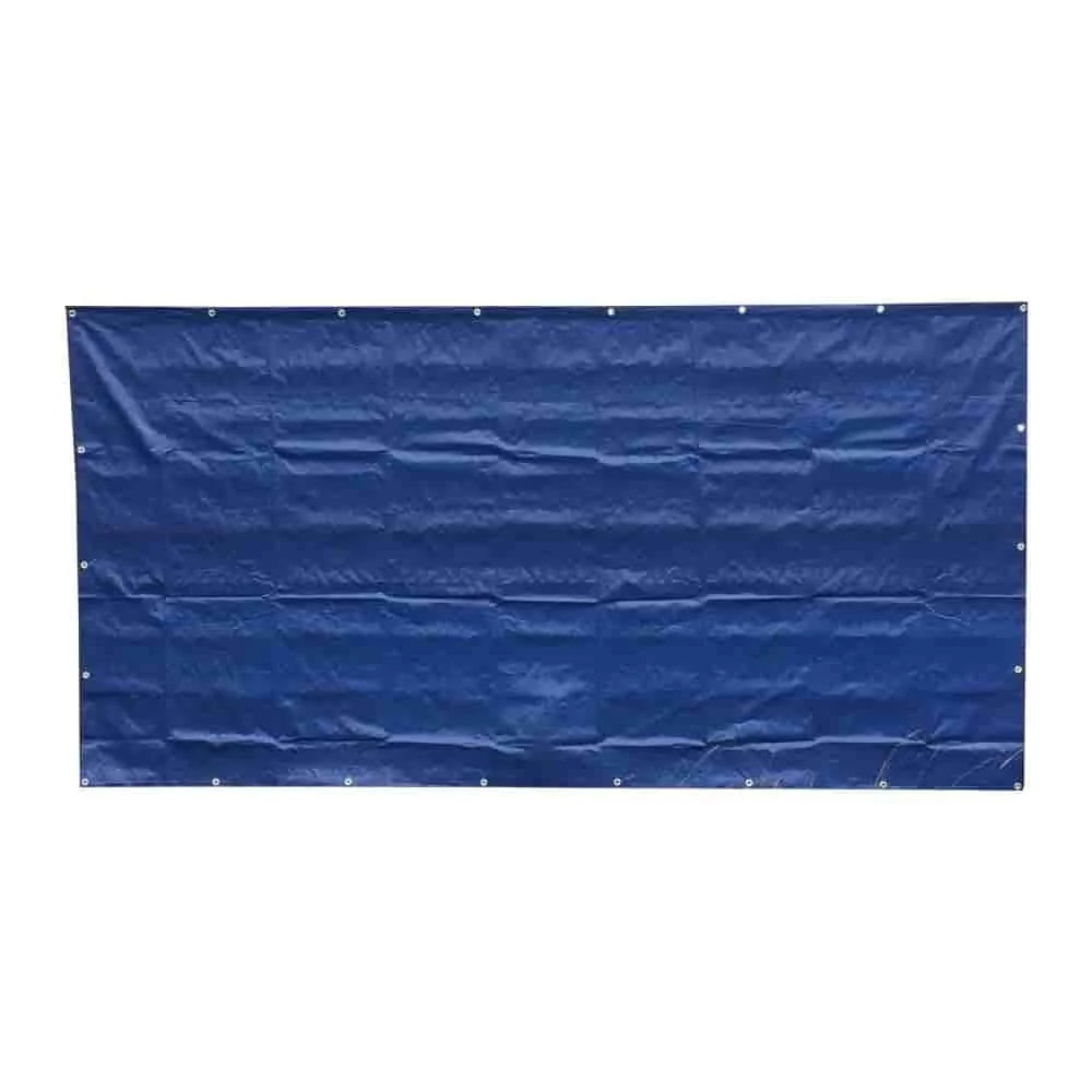 "Bauzaunplane blau, 1,76x3,41m, 160g/m², Sichtschutz und Windschutz image"