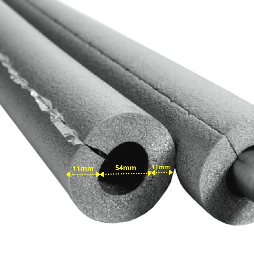 "Rohrisolierung selbstklebend, Kautschuk, 54mm, 2m, 10mm Dämmung image"