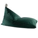 Nobodinoz Sitzsack "Essaouira" Savanna Samt grün