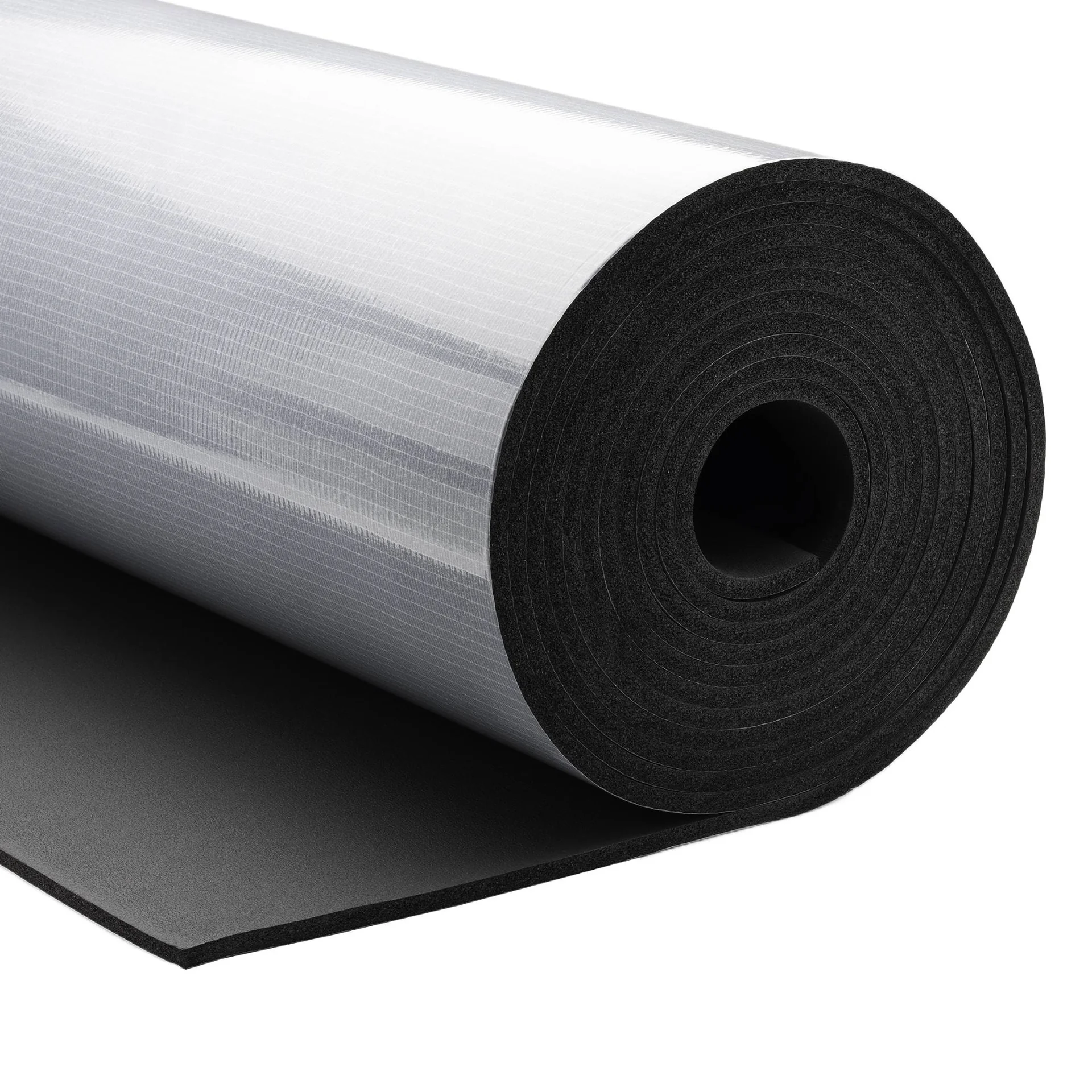Rohrisolierung AEROFLEX HT XT aus EPDM-Schaum, 32 mm Dämmdicke, 1 m breit, 1 × 1 m, schwarz