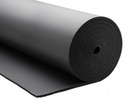 Rohrisolierung AEROFLEX HT, 9 mm Dämmstärke, 1 m breit, EPDM-Kautschuk, Meterware 1 × 1 m, schwarz