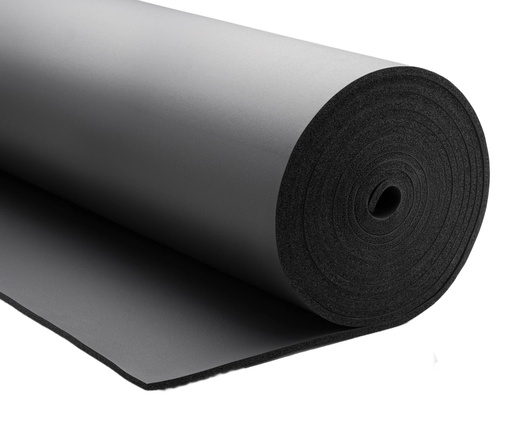 "Rohrisolierung AEROFLEX HT, 9 mm Dämmstärke, 1 m breit, EPDM-Kautschuk, Meterware 1 × 1 m, schwarz image"
