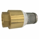 Fussventil m. Rückschlagventil + Niro Saugkorb 1  1/2"
