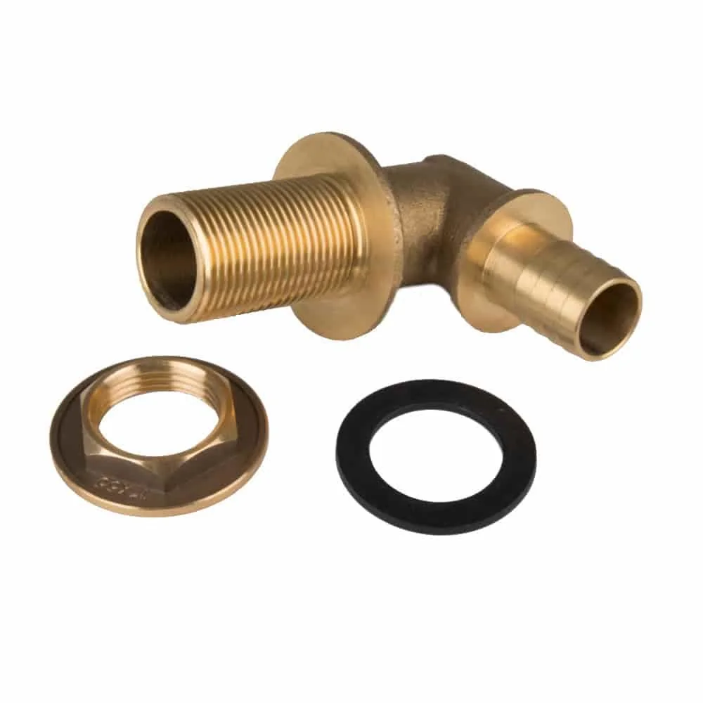 "Regentonnenverbinder, Tankdurchführung, Winkel, 1 Zoll, 25mm Schlauchtülle image"