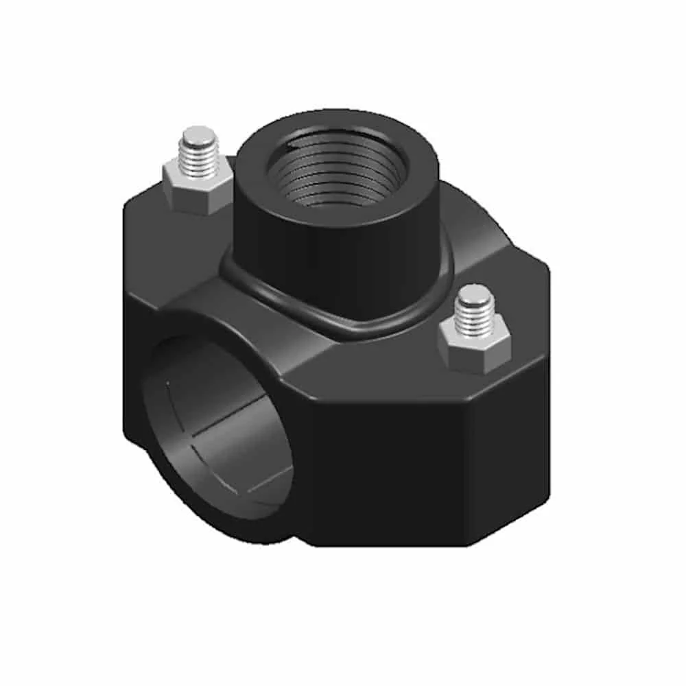 "Anbohrschelle, PP Anbohrschelle 50mm, 1 Zoll, Wasserleitung anzapfen image"