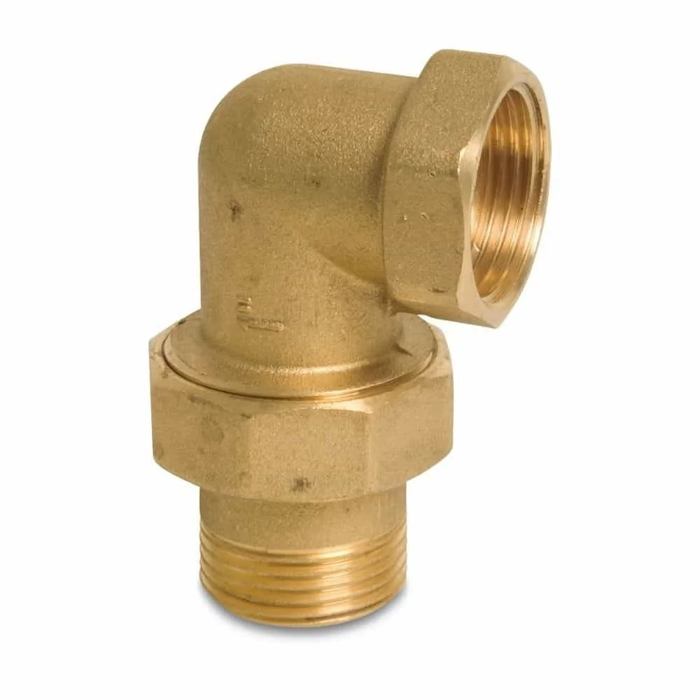 "Winkelstück 3/8 Zoll, Messing Gewindefitting, 90 Grad image"